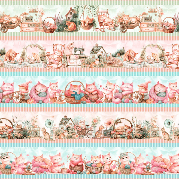 Tricoline Barrado Fazendinha Encantada