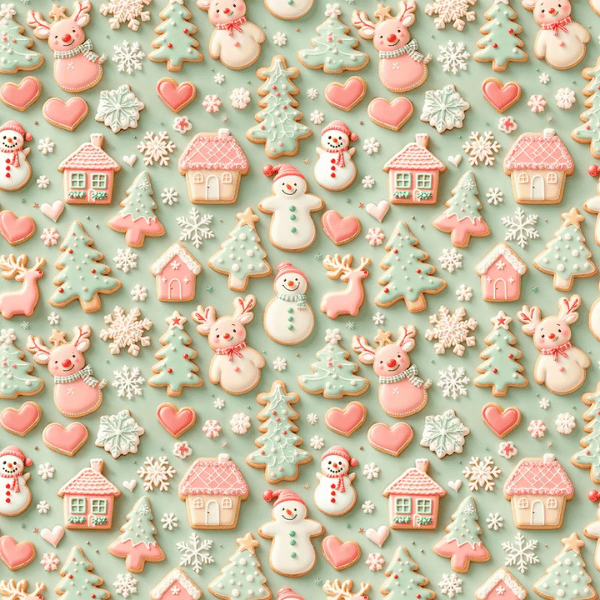 Tricoline Digital Natal Doce com Biscoito