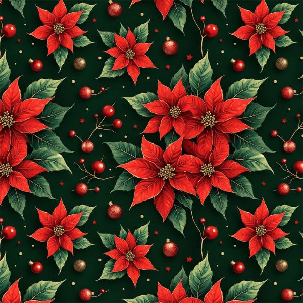 Tricoline Digital Poinsetia Festiva