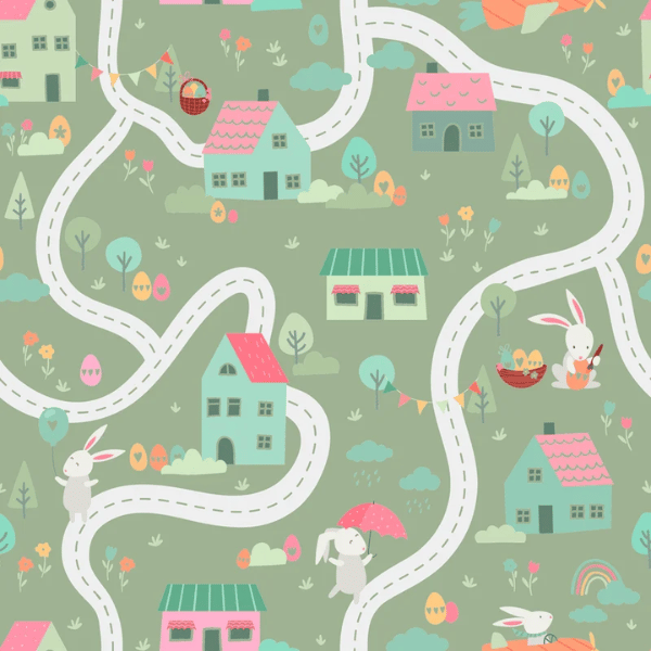 Tricoline Páscoa  Caminho dos Ovos