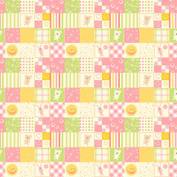 Tricoline Estampado Ursinho Baby Rosa