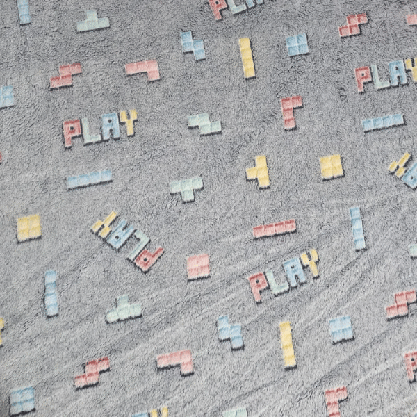 Fleece Mágico Brilha no Escuro Tetris Glow