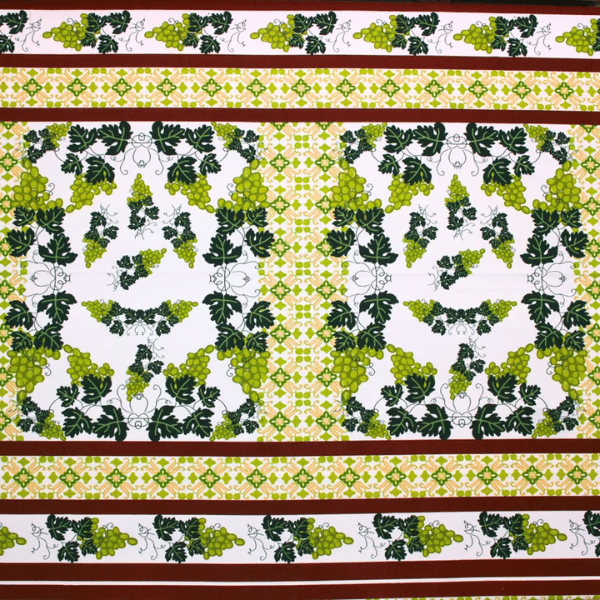Oxford Estampado Uva Verde