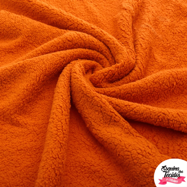 Tecido Importado Carapinha - Abóbora